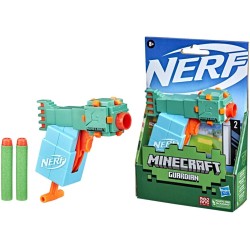 Hasbro - Nerf MicroShots Minecraft Guardian Mini Blaster, F4422EU40