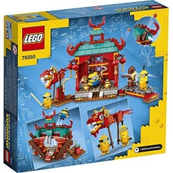 LEGO Minions La Battaglia Kung Fu dei Minions con i Personaggi dei Minion Kevin, Stuart e Otto, Giocattoli per Bambini, 75550