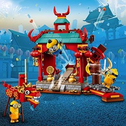 LEGO Minions La Battaglia Kung Fu dei Minions con i Personaggi dei Minion Kevin, Stuart e Otto, Giocattoli per Bambini, 75550