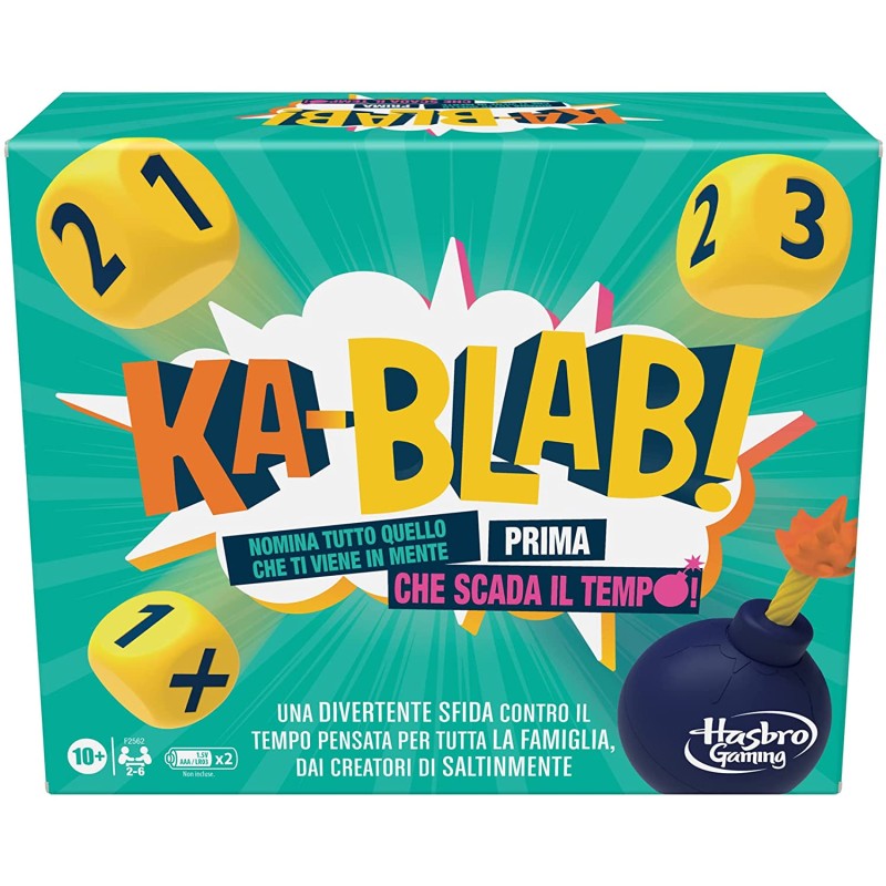 Hasbro - Ka-Blab Gioco di Società per Famiglie e Bambini dai 10 Anni in Su, F2562103