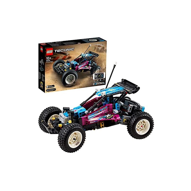 LEGO Technic Buggy Fuoristrada RC, Macchina Telecomandata con CONTROL App, Giocattolo per Bambini di 10 Anni, 42124