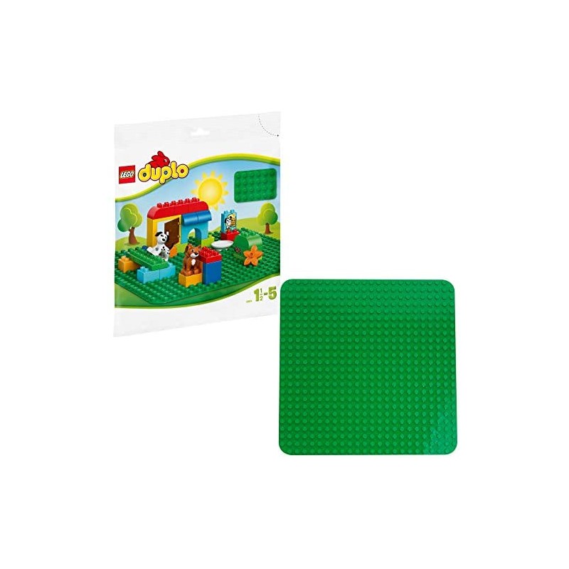 LEGO DUPLO Classic Base Verde Grande, Giocattolo per Bambini in Età Prescolare, 2304