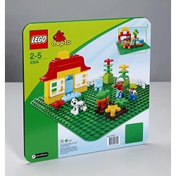 LEGO DUPLO Classic Base Verde Grande, Giocattolo per Bambini in Età Prescolare, 2304