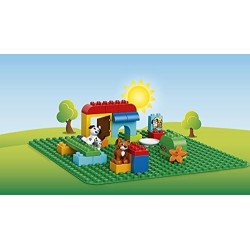 LEGO DUPLO Classic Base Verde Grande, Giocattolo per Bambini in Età Prescolare, 2304