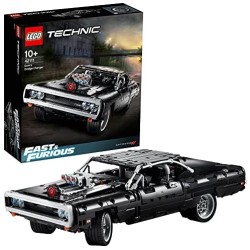 LEGO Technic Dom s Dodge Charger Fast & Furious, Modello di Auto da Corsa Iconico, Set di Costruzioni da Collezione, 42111