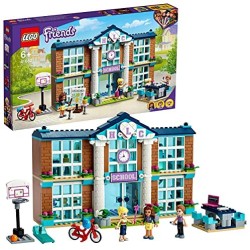 LEGO Friends Scuola di Heartlake City, Set di Costruzioni per Bambini 6 Anni con 3 Mini Bamboline e Tanti Accessori, 41682