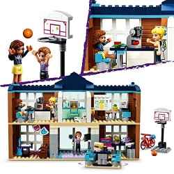 LEGO Friends Scuola di Heartlake City, Set di Costruzioni per Bambini 6 Anni con 3 Mini Bamboline e Tanti Accessori, 41682