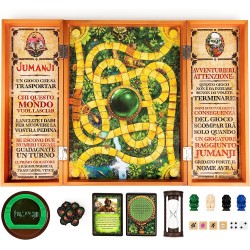 EDITRICE GIOCHI - Jumanji - Jumanji classico - Gioco da tavolo in legno - Gioco in scatola d  avventura, per adulti e bambini - 