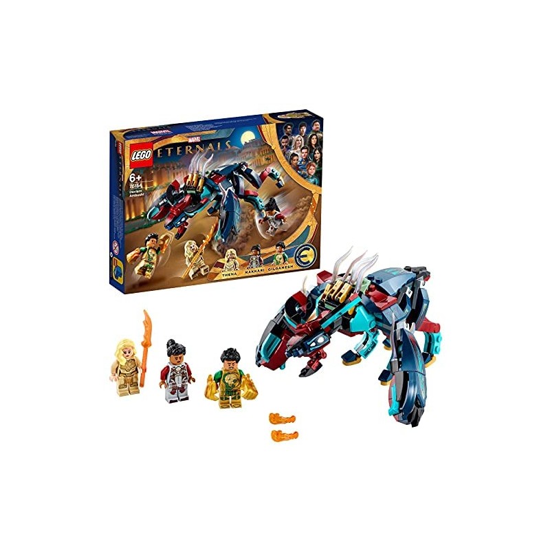 LEGO Marvel L Imboscata Del Deviant!, Minifigure Supereroi, Giocattoli Bambini 6 Anni o Più, Idea Regalo, 76154