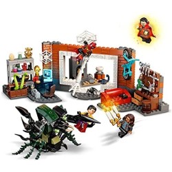 LEGO Marvel Spider-Man al laboratorio Sanctum, Giocattoli Bambini 7 Anni e Più, Minifigure Dr. Strange e Mostro Insetto, 76185