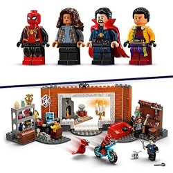 LEGO Marvel Spider-Man al laboratorio Sanctum, Giocattoli Bambini 7 Anni e Più, Minifigure Dr. Strange e Mostro Insetto, 76185