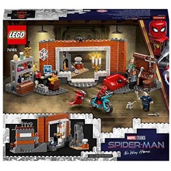 LEGO Marvel Spider-Man al laboratorio Sanctum, Giocattoli Bambini 7 Anni e Più, Minifigure Dr. Strange e Mostro Insetto, 76185