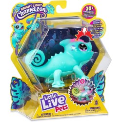 GIOCHI PREZIOSI - Little Live Pets, Sunny Camaleonte interattivo, con i piedini a ventosa, LP200000