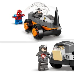 LEGO 10782 Marvel Spidey e i Suoi Fantastici Amici Resa dei Conti tra Hulk e Rhino, Spider-Man Giocattolo con Macchine Monster T