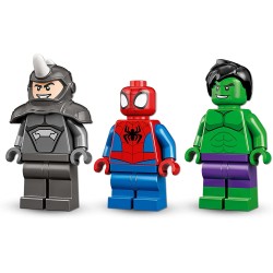 LEGO 10782 Marvel Spidey e i Suoi Fantastici Amici Resa dei Conti tra Hulk e Rhino, Spider-Man Giocattolo con Macchine Monster T