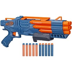 Hasbro - Nerf Elite 2.0, blaster Ranger PD-5, raffica a 5 canne, 10 dardi Nerf Elite, F4186EU40