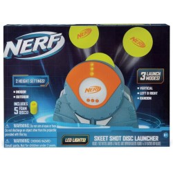 Grandi Giochi Lanciatore Nerf, 5 Dischi inclusi, NER05000