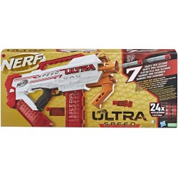 Hasbro - Nerf Ultra Speed, blaster completamente motorizzato, 24 dardi Nerf AccuStrike Ultra, F4929U500