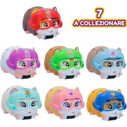 Imc Toys - LOOPERS Hammies Trixie, Criceto Interattivo da Collezione che Corre Dentro e Fuori la sua Ruota, 906037IM