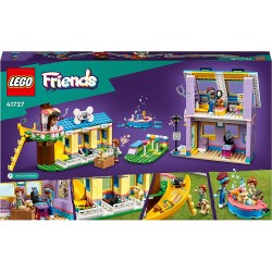 LEGO 41727 Friends Centro di Soccorso per Cani, Giochi da Veterinario con Animali Giocattolo, Cane Pickle e Personaggi Serie 202