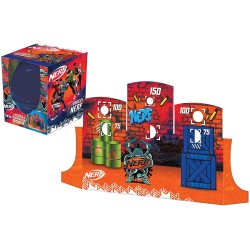 Hasbro Sorpresovo Nerf 2022 - Uovo con sorprese e Scatola che si trasforma in Set di Bersagli