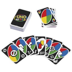 Mattel Games - UNO All Wild, Gioco di Carte per Famiglie e Bambini - M03090