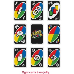 Mattel Games - UNO All Wild, Gioco di Carte per Famiglie e Bambini - M03090