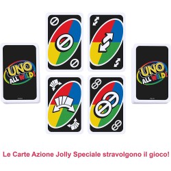 Mattel Games - UNO All Wild, Gioco di Carte per Famiglie e Bambini - M03090