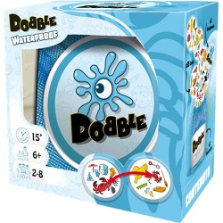 Asmodee - Dobble Waterproof, Gioco di Carte per Tutta la Famiglia, Edizione in Italiano - AS8247