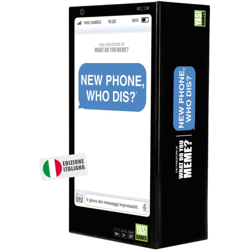 Rocco Giocattoli - New Phone, Who Dis - Yas Games - L  Unico in Italiano - RG72895