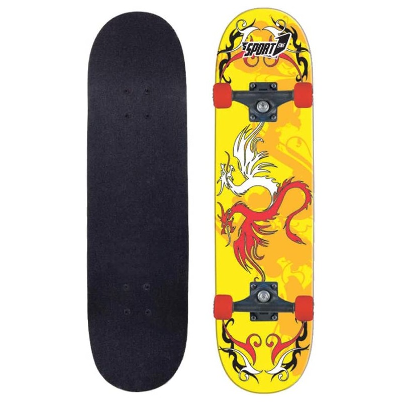 Skateboard Orion/Tavola in Legno 80 cm/Portata Massima 50 kg, colori e disegni assortiti - 707100021