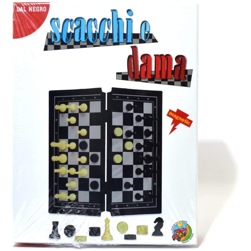 Dal Negro Scacchi E Dama Travel MAGNETICI PLASTICA 055759