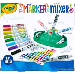 CRAYOLA- Marker Mixer, Laboratorio Arcobaleno, per Creare Pennarelli Bicolore, attività Creativa e Regalo per Bambini, età 6+, C