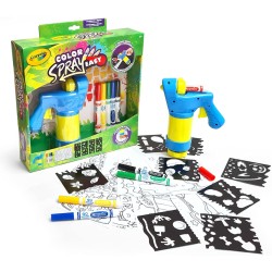 CRAYOLA - Color Spray Easy, Aerografo Manuale, attività Creativa e Regalo per Bambini, età 7+, Multicolore, CRA25-7494