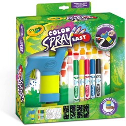 CRAYOLA - Color Spray Easy, Aerografo Manuale, attività Creativa e Regalo per Bambini, età 7+, Multicolore, CRA25-7494