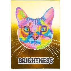 Nice Group - DIAMANTINY, Level Up - Creative Art, Diamond Painting Kit Crea il Mosaico, POP, Gatto, 96005