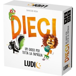 Ludic - Dieci Un Gioco Per Tutta La Famiglia, Gioco Di Società Per La Famiglia Per 4-12 Giocatori, IT27613