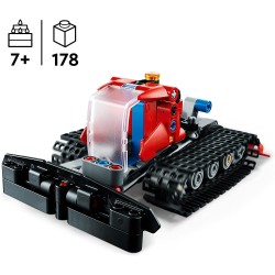 LEGO 42148 Technic Gatto delle Nevi, Set 2 in 1 con Motoslitta e Spazzaneve Giocattolo, Modello di Veicolo - LG42148