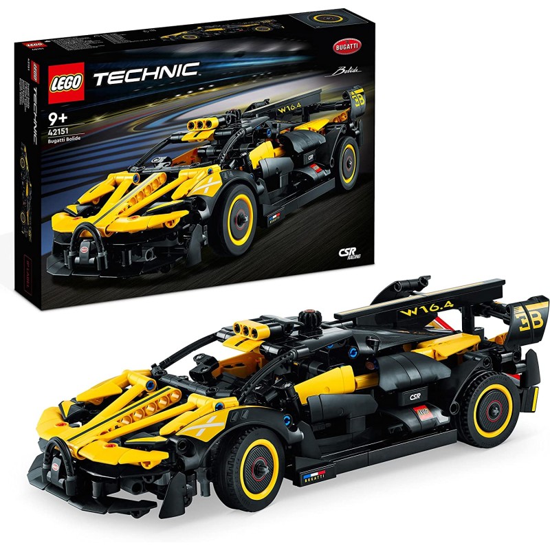 LEGO 42151 Technic Bugatti Bolide, Kit di Costruzione Macchina Giocattolo, Modellino Auto Supercar - LG42151