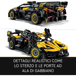 LEGO 42151 Technic Bugatti Bolide, Kit di Costruzione Macchina Giocattolo, Modellino Auto Supercar - LG42151