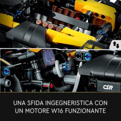 LEGO 42151 Technic Bugatti Bolide, Kit di Costruzione Macchina Giocattolo, Modellino Auto Supercar - LG42151