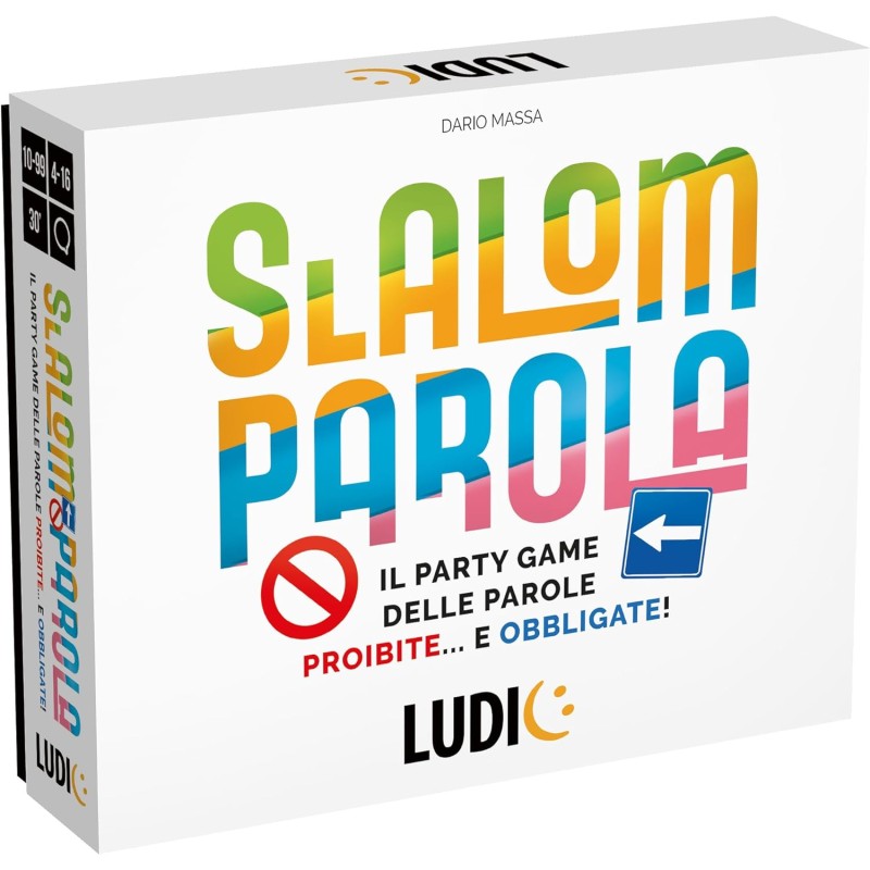 Ludic - Slalom Parola, Il Gioco Della Parole Proibite E Obbligate, Gioco Di Società Per La Famiglia Per 4-16 Giocatori, IT57304