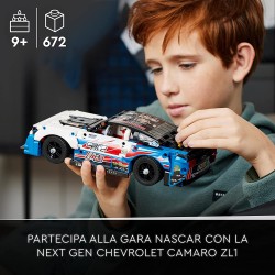 LEGO 42153 Technic NASCAR Next Gen Chevrolet Camaro ZL1, Modellino di Auto da Costruire, Kit Supercar da Corsa - LG42153