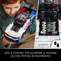 LEGO 42153 Technic NASCAR Next Gen Chevrolet Camaro ZL1, Modellino di Auto da Costruire, Kit Supercar da Corsa - LG42153