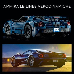 LEGO 42154 Technic Ford GT 2022, Kit Modellino di Auto da Costruire per Adulti, Supercar in Scala 1:12 con Dettagli Originali, S