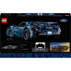 LEGO 42154 Technic Ford GT 2022, Kit Modellino di Auto da Costruire per Adulti, Supercar in Scala 1:12 con Dettagli Originali, S