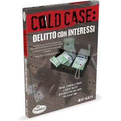 ThinkFun - Cold Case 3: Delitto con Interessi, Gioco Investigativo per Tutta la Famiglia, 1-4 Giocatori, Idea Regalo per Adulti 