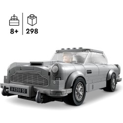 LEGO 76911 Speed Champions 007 Aston Martin DB5, Modellino Auto Giocattolo con Minifigure James Bond, Set da Collezione del Film