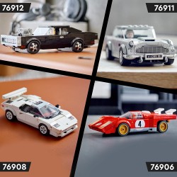 LEGO 76911 Speed Champions 007 Aston Martin DB5, Modellino Auto Giocattolo con Minifigure James Bond, Set da Collezione del Film