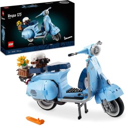 LEGO Icons Vespa 125, Set in Mattoncini, Modellismo per Adulti, Replica Piaggio Anni 60, Idea Creativa per Regalo, Hobby Rilassa